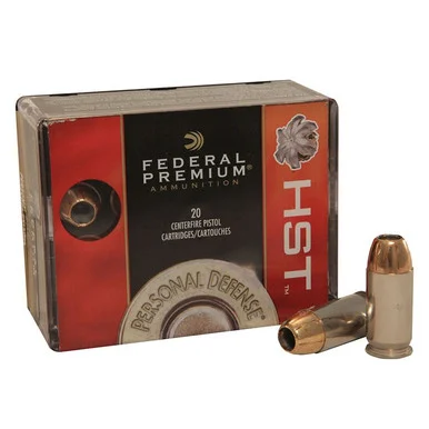 Federal Premium Personal Defense 45 ACP Ammunition 230 Grain Hydra-Shok JHP 20 Rounds P45HS1