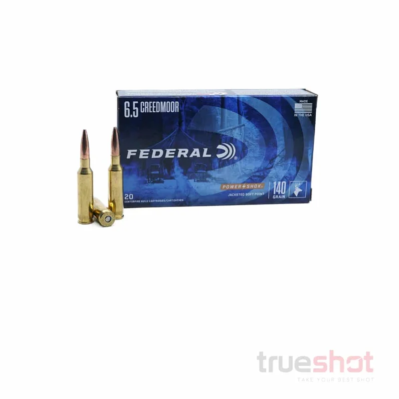 Federal Premium Power-Shok 6.5 Creedmoor 140 Grain SP – High-Quality Ammunition for Superior Performance