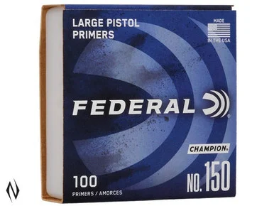 FEDERAL PRIMER 150 LARGE PISTOL