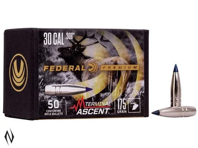 FEDERAL PROJECTILE 308 175GR TERMINAL ASCENT COMP 50PK