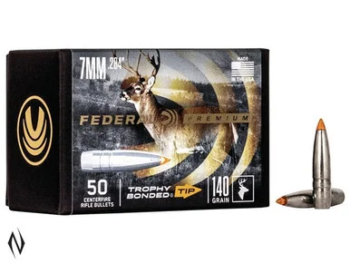 FEDERAL PROJECTILE 7MM 140GR TROPHY BONDED TIP 50PK