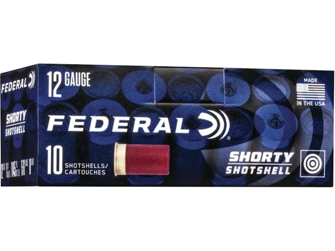 Federal Shorty Shotshell Ammunition 12 Gauge 1-3/4″ 15/16 oz #8 Shot Box of 10