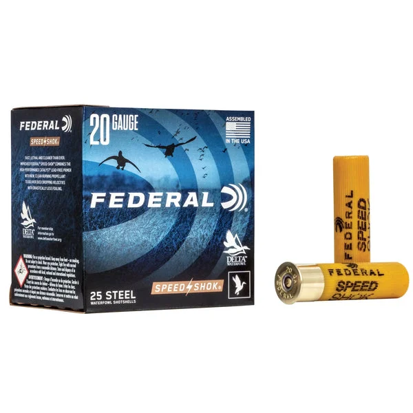 FEDERAL SPEED SHOK 20GA 3" #3 25RD