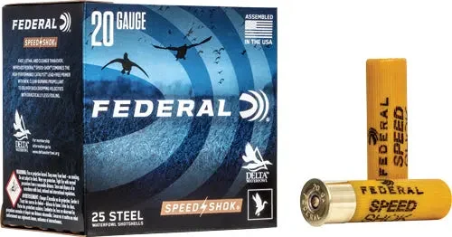 FEDERAL SPEED SHOK 20GA 3" 7/8OZ #1 1550FPS 25RD