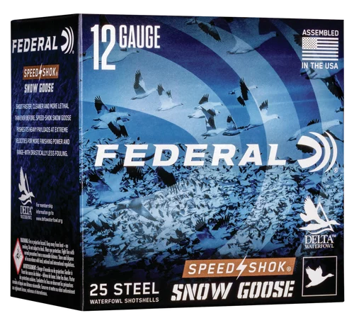 Federal Speed-Shok Snow Goose 12 Ga, 3", 1 1/4oz, BB Shot, 25rd Box
