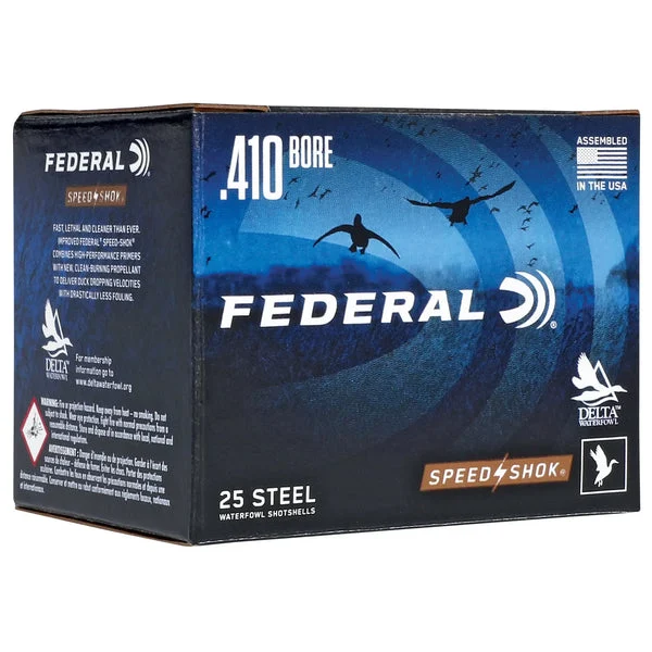 FEDERAL SPEED-SHOK STEEL 410GA 3" #6 25RD