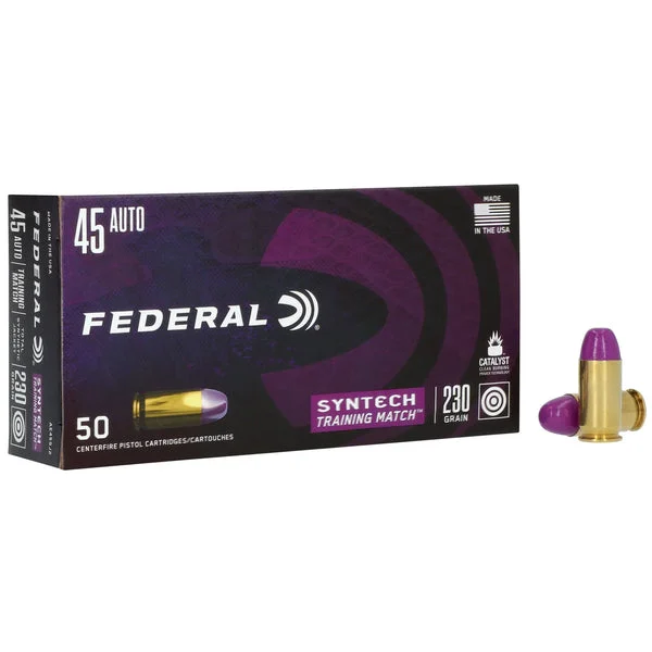 FEDERAL SYNTECH 45ACP 230GR TSJ PURP 50RD