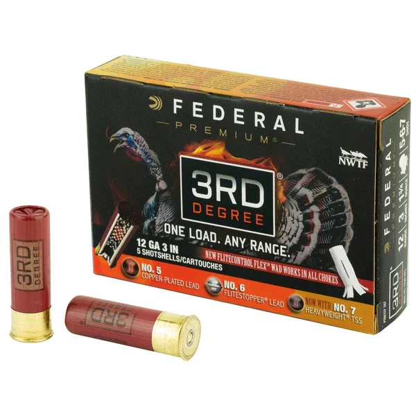 FEDERAL THIRD DEGREE 12GA 3" 1-3/4oz #5,6,7 5RD
