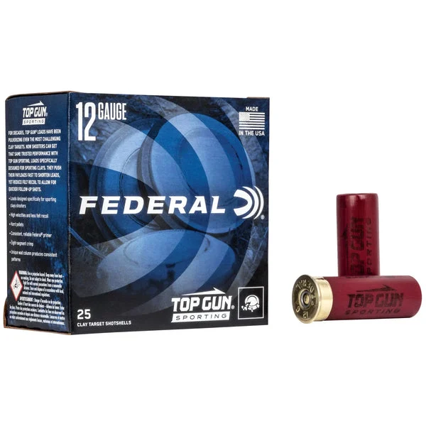 FEDERAL TOP GUN 12GA 2.75" #8 1 OZ 1330FPS 25RD
