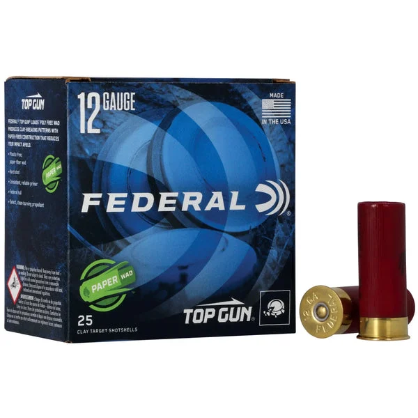 FEDERAL TOP GUN 12GA 2.75" #8 25RD