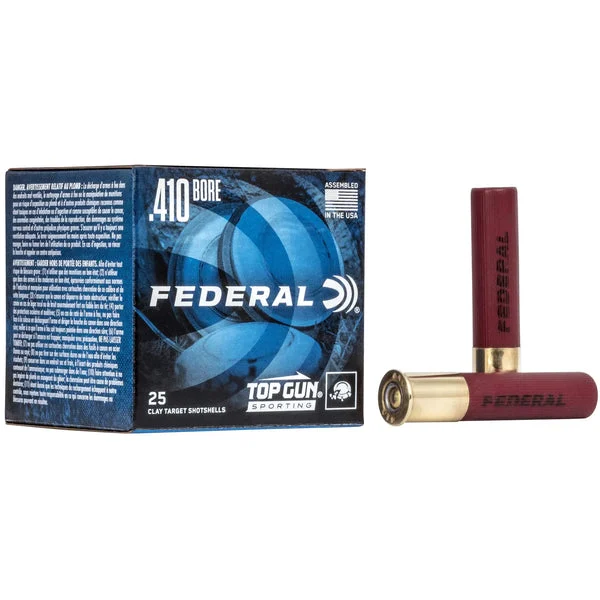 FEDERAL TOP GUN 410GA 2.5" #8 25RD