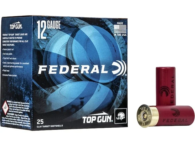 Federal Top Gun Ammunition 12 Gauge 2-3/4″ 1-1/8 oz