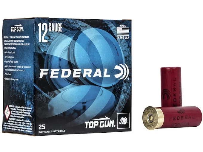 Federal Top Gun Lite Ammunition 12 Gauge 2-3/4″ 1-1/8 oz