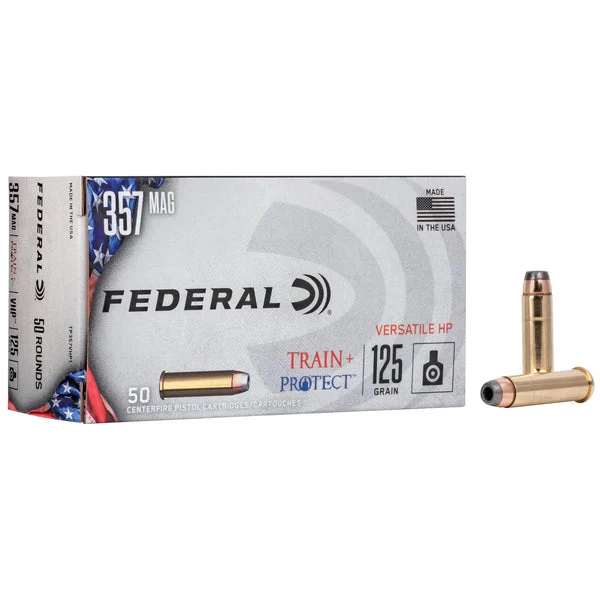 FEDERAL TRAIN/PROTECT 357MAG 125GR VHP 50RD