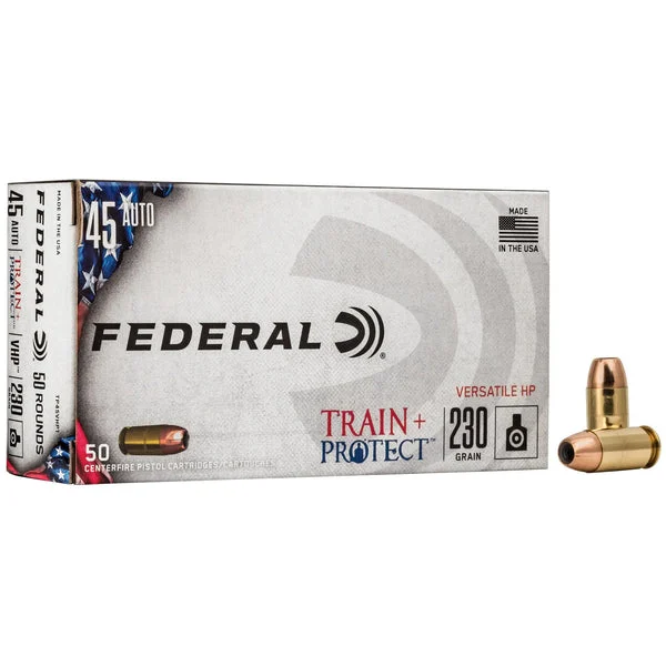 FEDERAL TRAIN/PROTECT 45ACP 230GR VHP 50RD