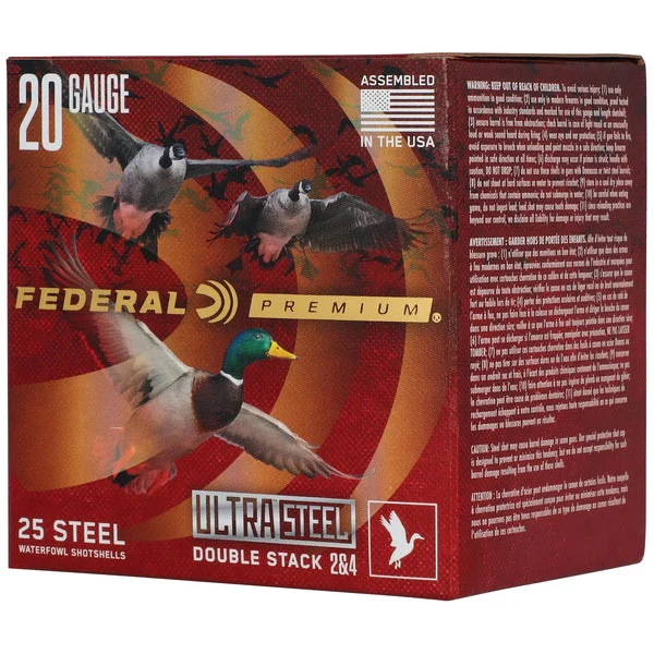 FEDERAL ULT STL 20GA 3" 1OZ #2 25RD