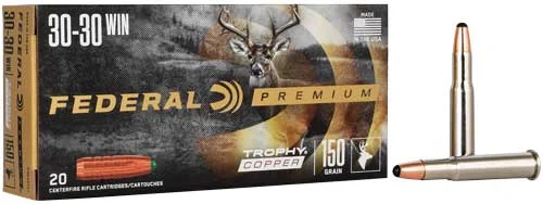 Federal Vital-Shok Trophy Copper .30-30 Winchester 150 gr PolyTip ammo