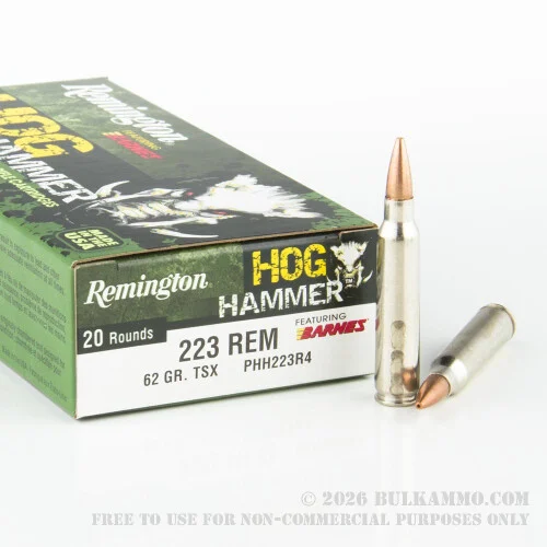 20 Rounds of .223 Ammo by Remington - 62gr TSX