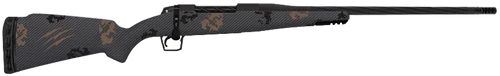 Fierce Twisted Rogue Mini 300 Win Armour Lube Black Steel Threaded Barrel, Drilled & Tapped Steel Receiver, LR Negative Comb Trophy Camo Carbon Fiber Stock