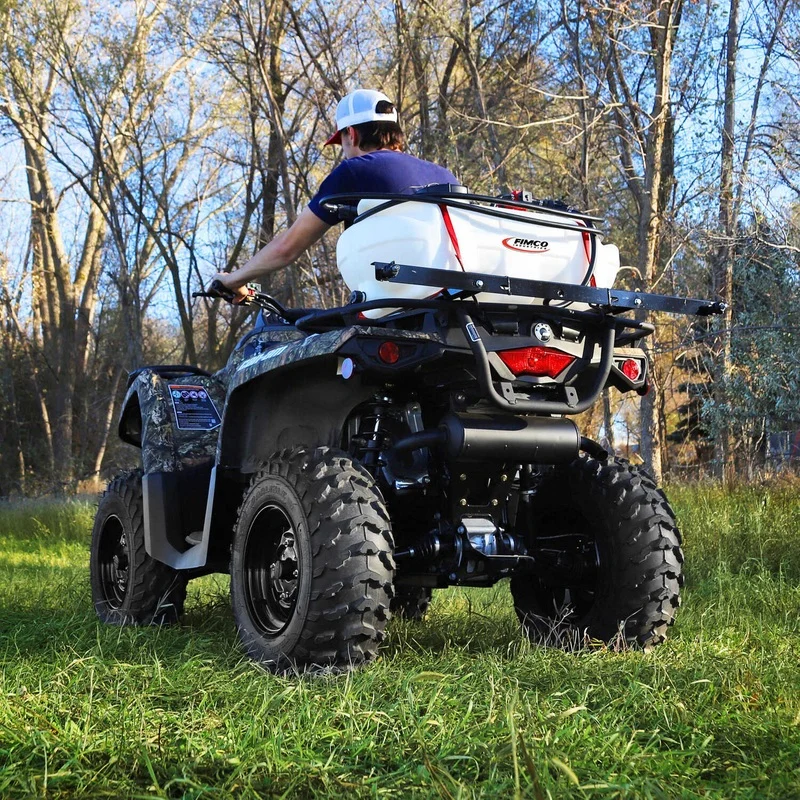 Fimco | 15 Gallon Value ATV Sprayer with 2 Nozzle Boom | Model 15-2N-ATV-GS | Width 16 | Flow Rate 1.2 GPM