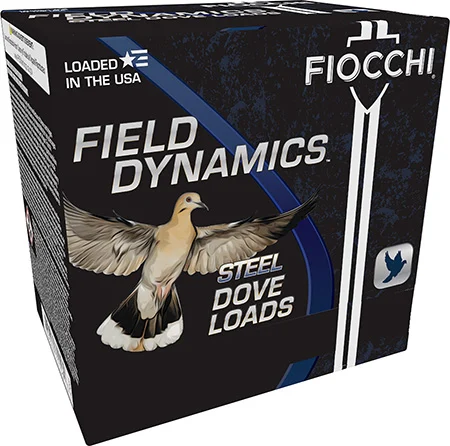 Fiocchi 12DLS187 Field Dynamics Dove & Quail 12Gauge 2.75″ 1 1/8oz 7Shot 25 Per Box/10 Case