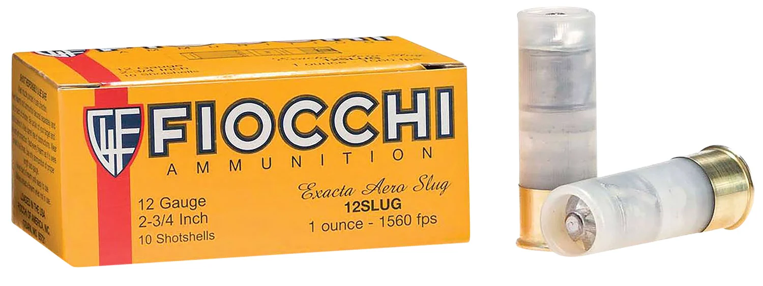 Fiocchi 12FLRSLU Aero Extrema 12Gauge 2.75″ 1oz RifledSlug Shot 10 Per Box/8 Case