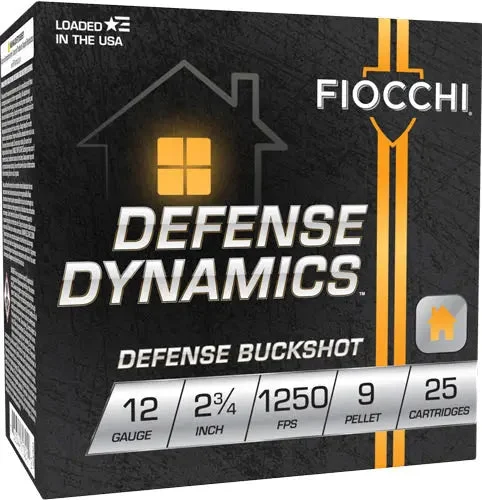 FIOCCHI 12GA 2.75" #1 BUCK 25RD