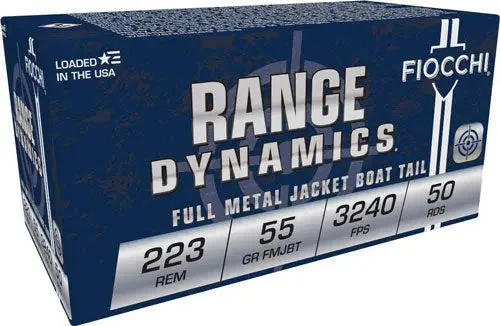 FIOCCHI 223 REM 55GR FMJ-BT 1000RD CASE