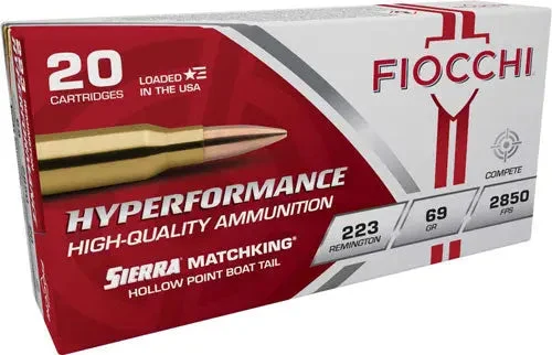 FIOCCHI 223 REM 69GR MATCHKING HPBT 20RD