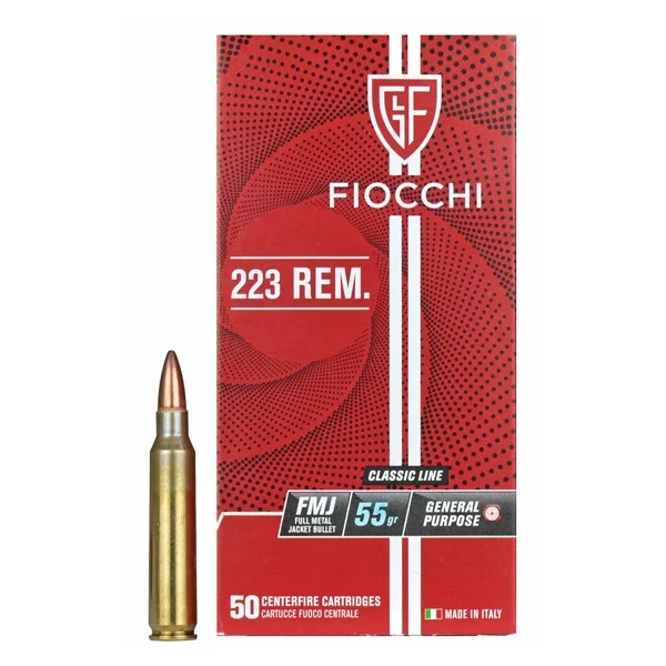 Fiocchi .223 Rem FMJ 55 gr – Range Ammo | 1000 Rounds