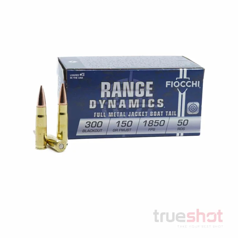 Fiocchi – 300 Blackout – 150 Grain – FMJBT