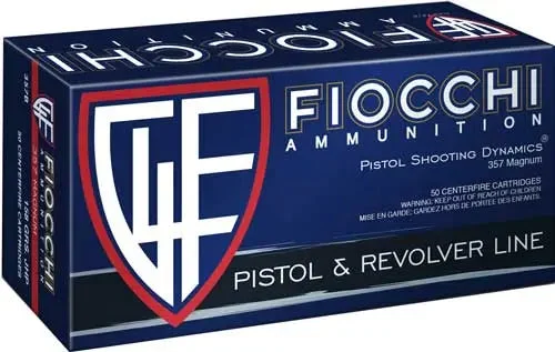 FIOCCHI 357 MAG 158GR JHP 50RD