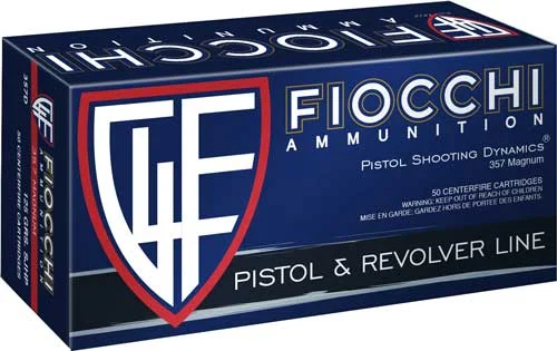Fiocchi 357E Defense Dynamics Jacketed Hollow Point JHP 148 Grain .357 Magnum