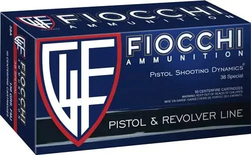 FIOCCHI 38 SPECIAL 158GR JHP 50RD