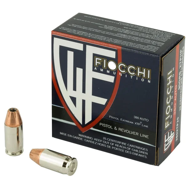 FIOCCHI 380ACP 90GR XTP 25RD