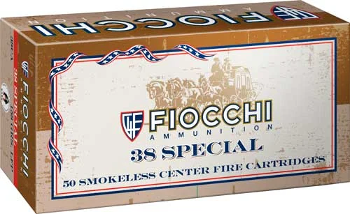 Fiocchi 38CA Cowboy Action Lead Flat Point158 Grain .38 Special