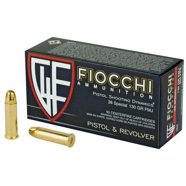 FIOCCHI 38SPL 130GR FMJ 50RD