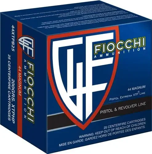 FIOCCHI 44 REM MAG 240GR JSP 50RD