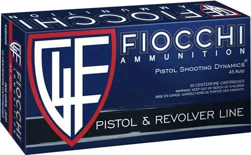 FIOCCHI 45 ACP 200GR JHP 50RD