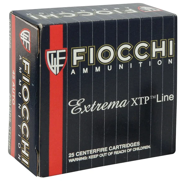 FIOCCHI 45ACP 230GR XTP 25RD