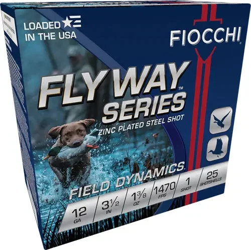 FIOCCHI FLYWAY 12GA 3.5" #1 1470FPS 1-3/8OZ 25RD