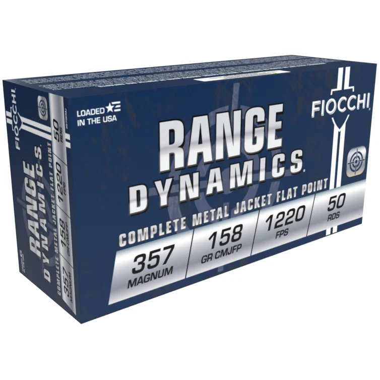 Fiocchi Range Dynamics .357 Magnum 158 gr FMJ ammo