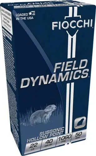 FIOCCHI SUBSONIC 22LR 40GR HP 1060FPS 50RD