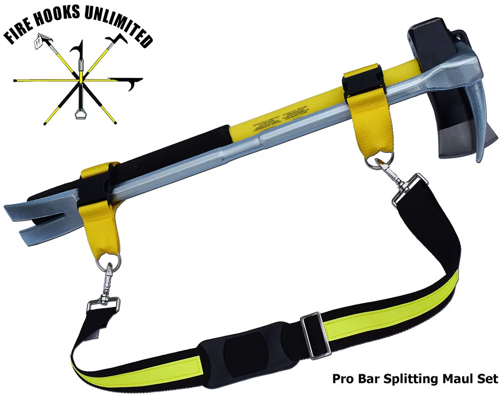 Fire Hooks Unlimited 6 lb 28″ Splitting Maul w/ADZ Bracket & Celtex grip