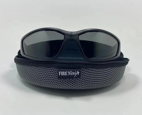 Fire Ninja OVERHAUL (Polarized) Anti-Impact Eye Protection w/ Hard Case