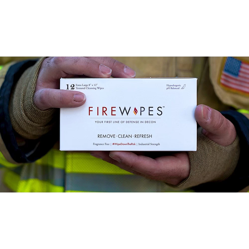 Firewipes On-Scene Firefighter Skin Decontamination Wipes 1 Box (12/box)