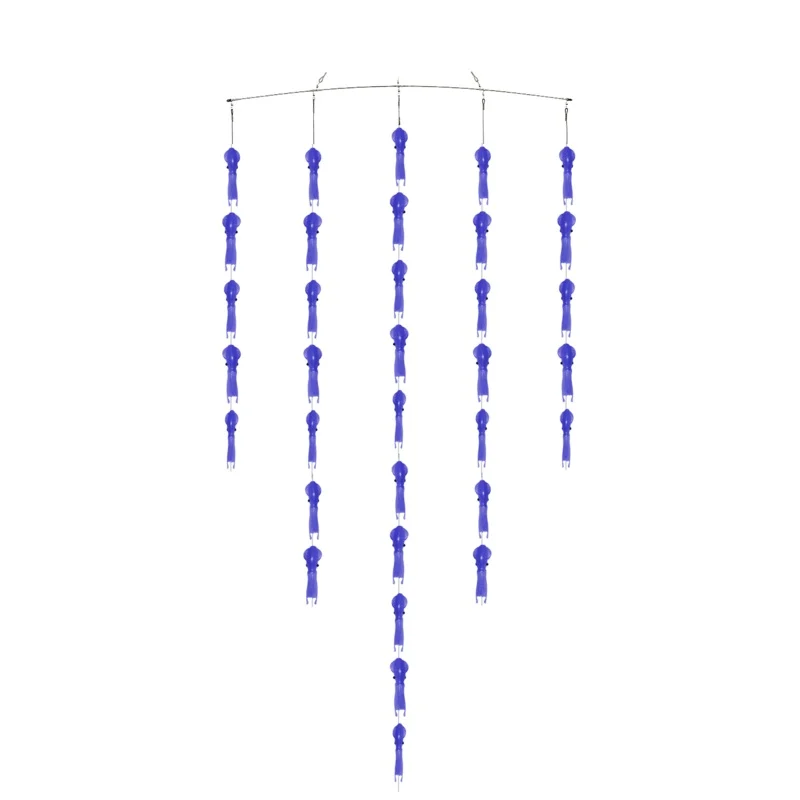 Fish Razr Tackle Phat Squid Spreader Bar | 36 (Heavy-Duty Bar), 5′ Center Drop Length | ForTuna & Pelagic Fish Teaser Bar