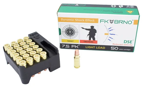 FK Brno US F5 Defense 7.5 FK, 95gr, Copper Hollow Point, 50rd Box