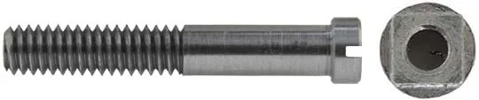 Flash Guard Screw & Nutfor J. Kibler's Colonial, Woodsrunner, Fowler flintlocks,8-32 thread, inside mounting screw with square nut.