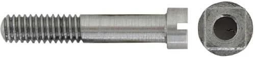 Flash Guard Screw & Nutfor large Siler, deluxe Siler, & Golden Age flintlocks,8-32 thread, inside mounting screw with square nut.
